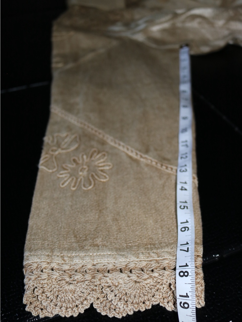 Flashback 1X Embroidered Tapestry Western Jacket Beaded Crochet Boho Y2K Vintage - Picture 15 of 15